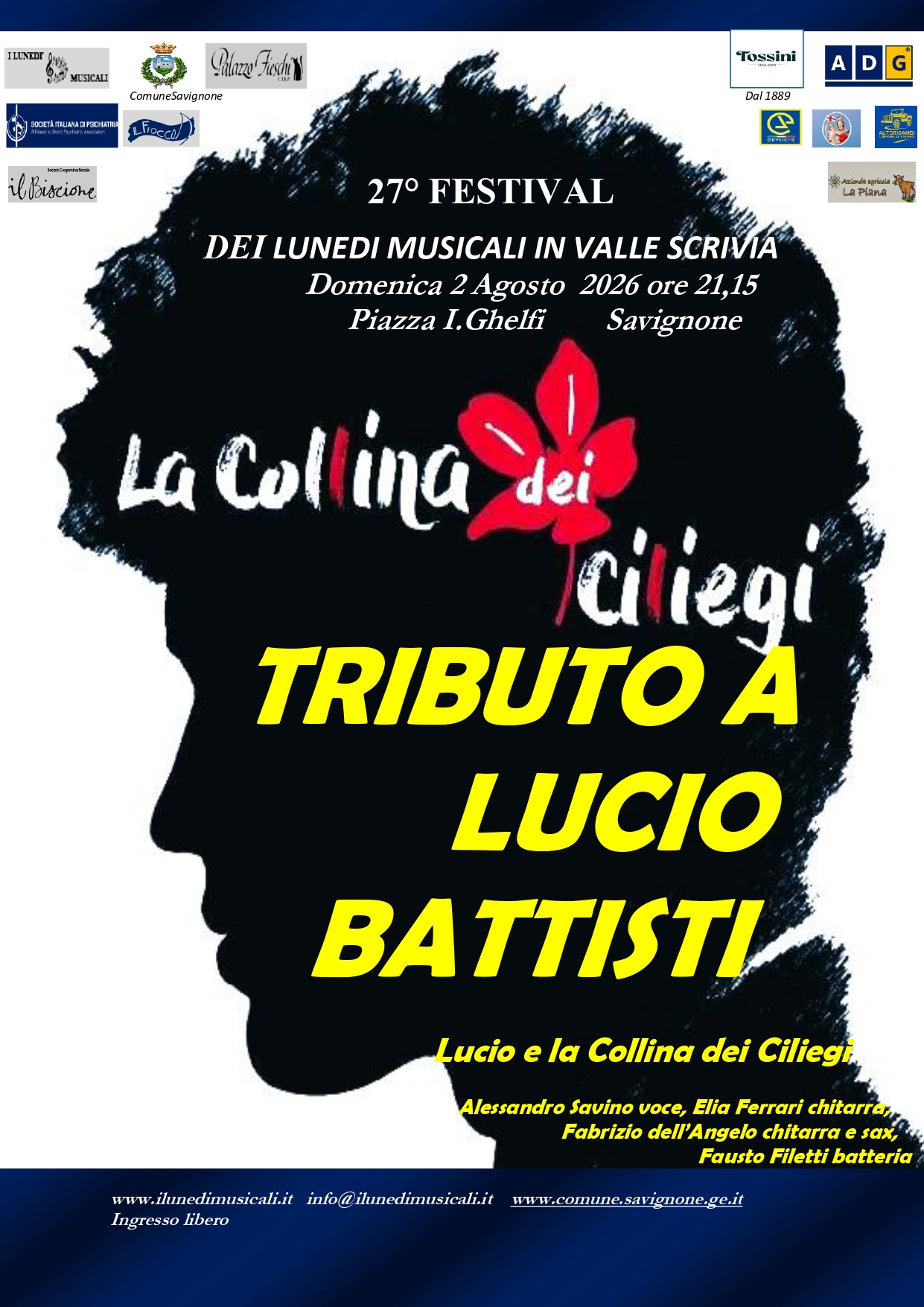 27° FESTIVAL DEI LUNEDI MUSICALI IN VALLE SCRIVIA